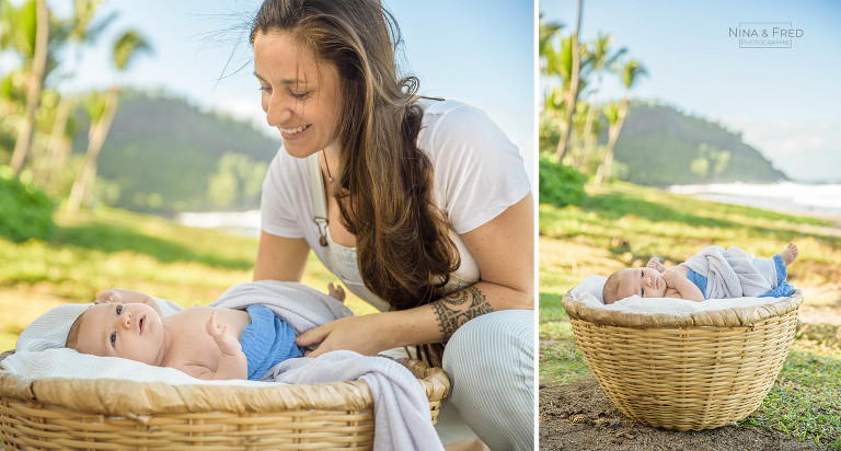 photo bébé naissance plage la Réunion M&A-23