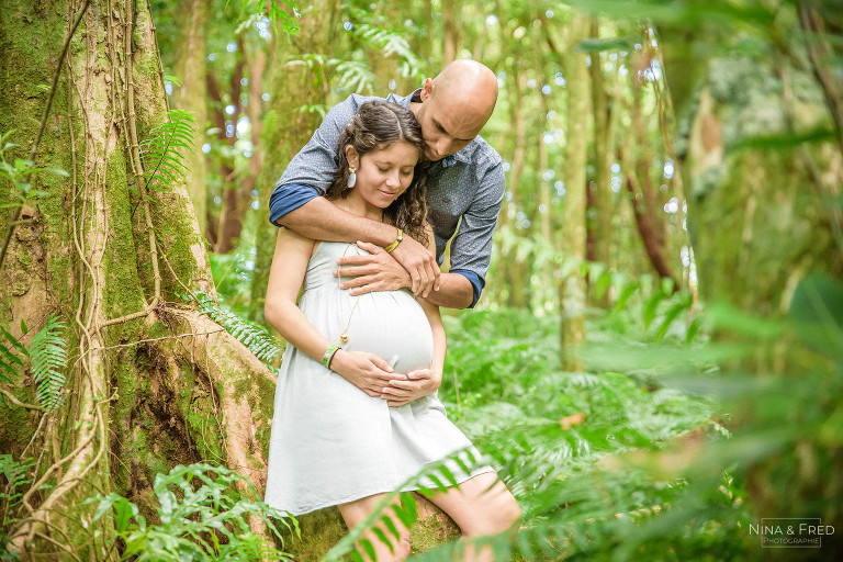 shooting forêt des hauts 974 grossesse C&G&E