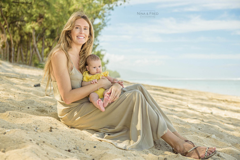 photos bébé plage réunion 974 V&M&B